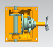 368 kW High-Speed, Low-Shaft-Angle Marine Face Gear Gearbox